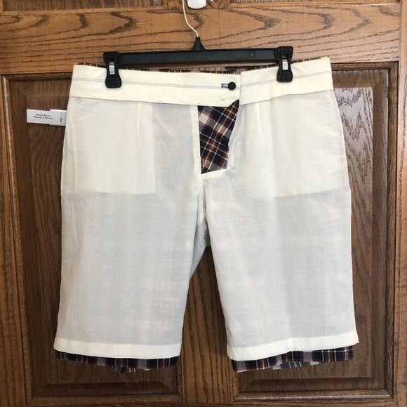 J. CREW - Plaid City Fit Bermuda Shorts SZ 6 Wool Blend London - Picture 10 of 10